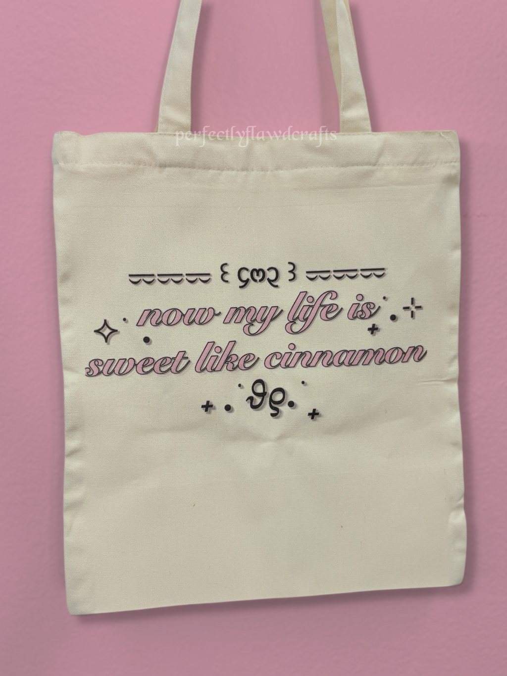 sparkle jump rope queen sublimated tote bag