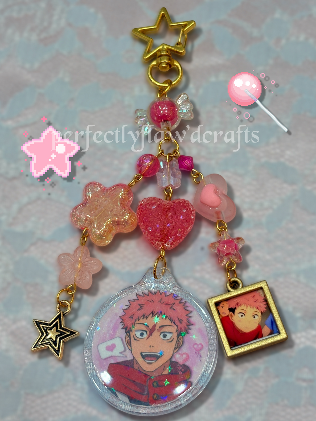 student sorcerer anime keychains