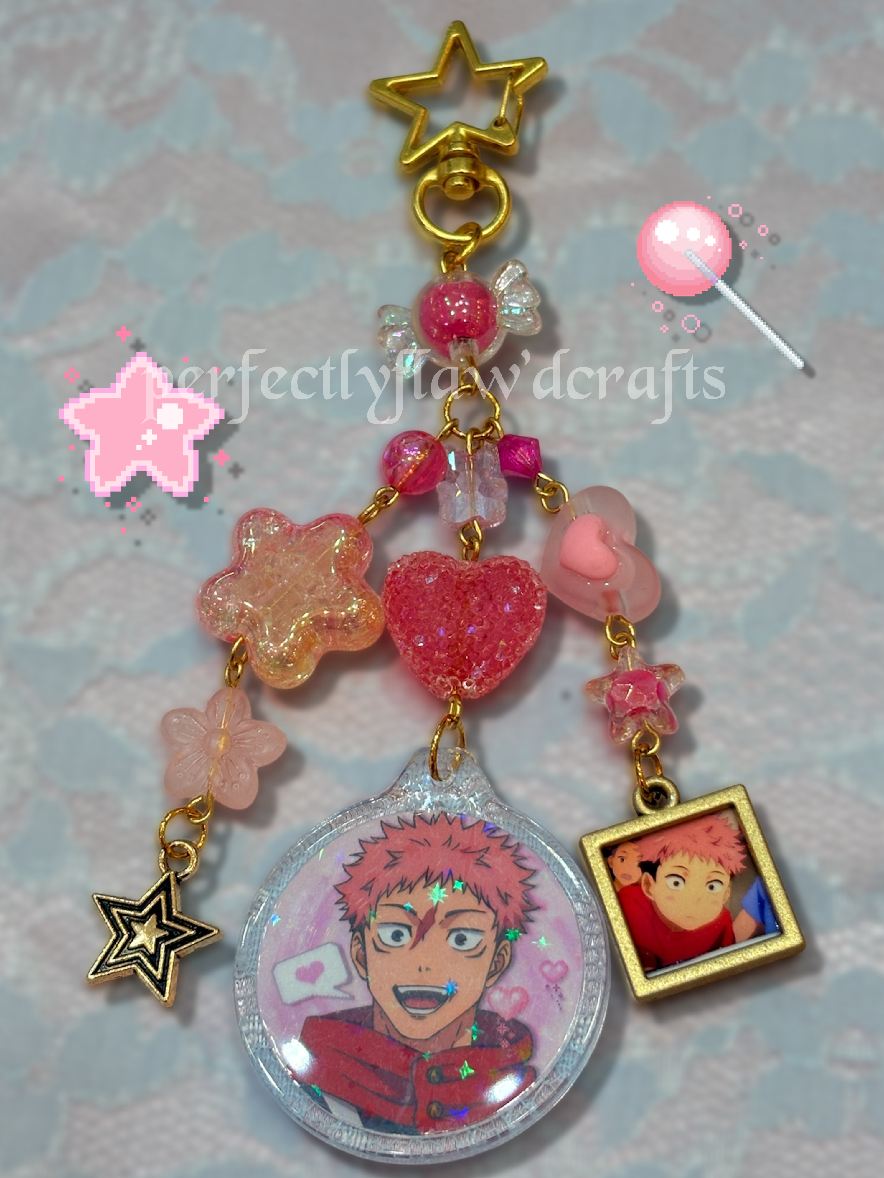 student sorcerer anime keychains