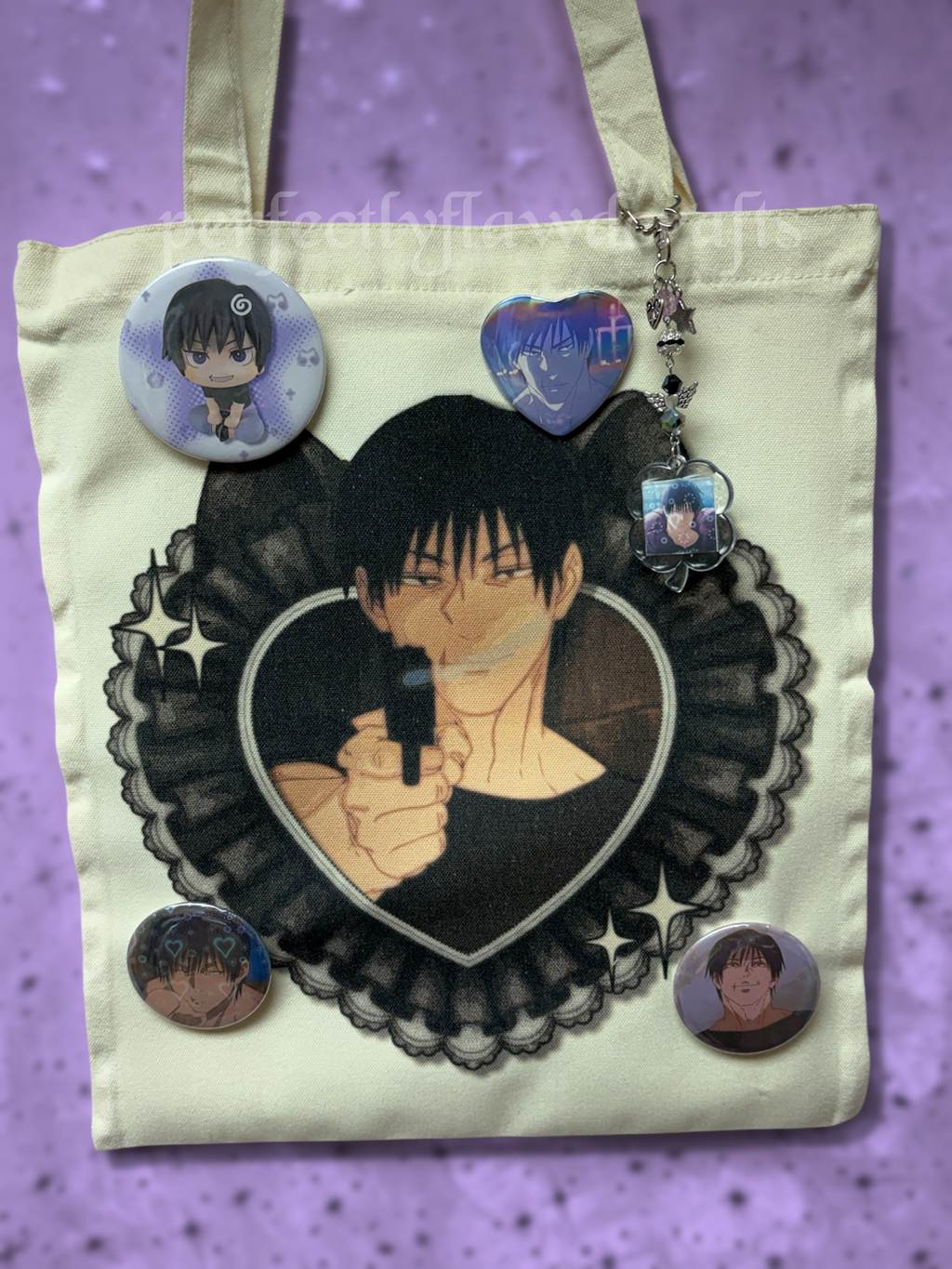 sorcerer killer sublimated tote bag