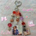 note anime keychain