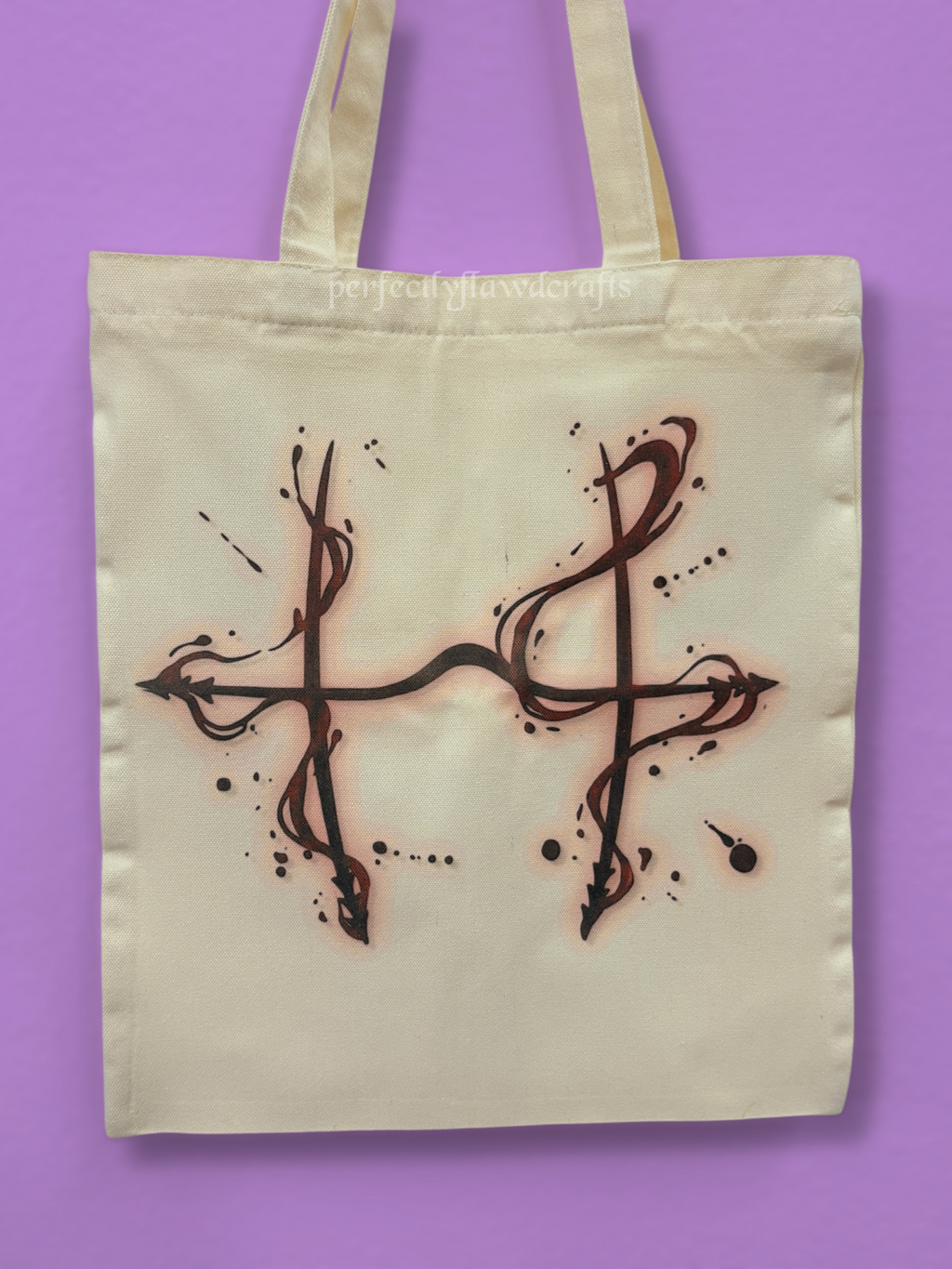 blood manipulation sublimated tote bag