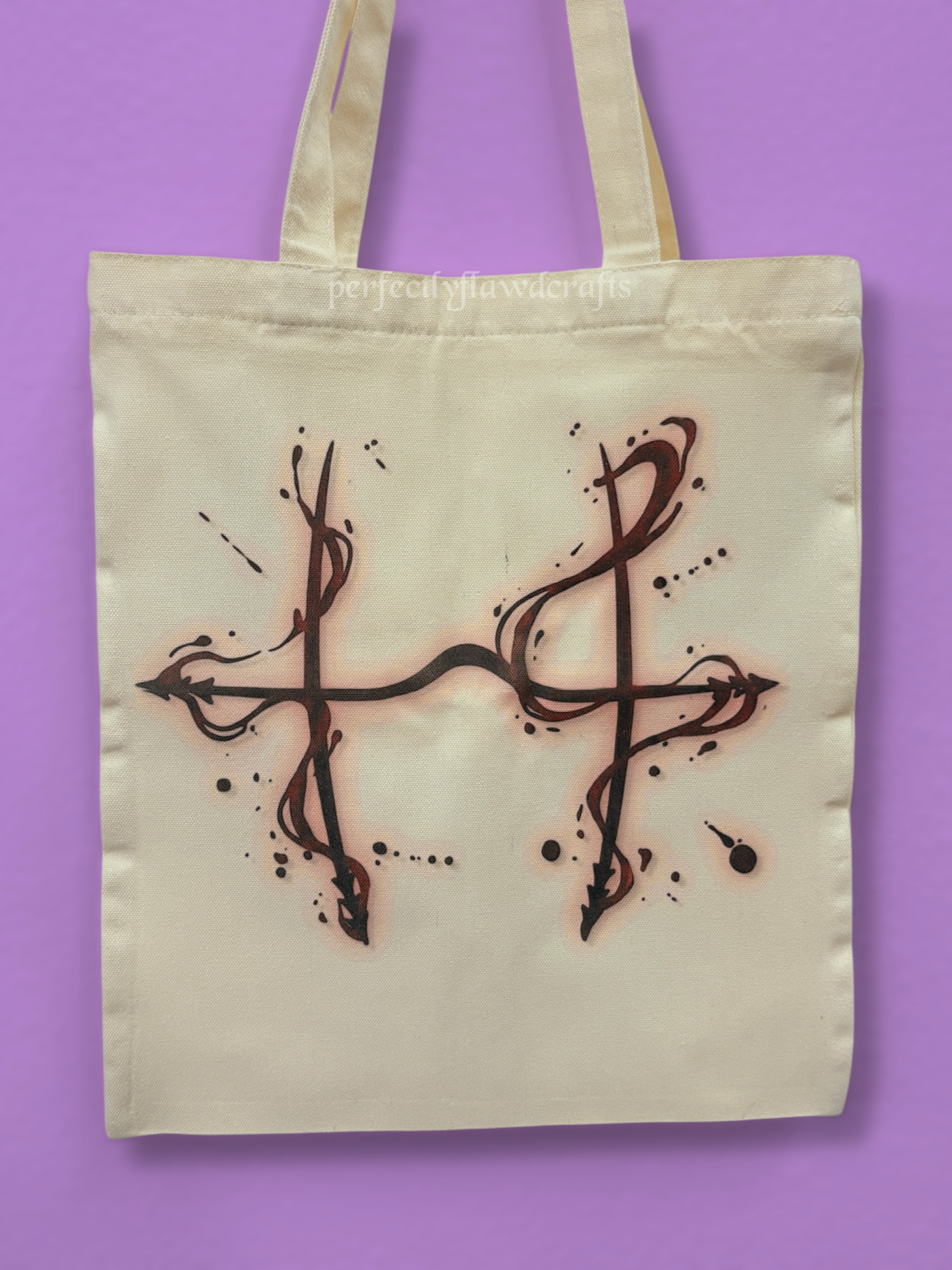 blood manipulation sublimated tote bag