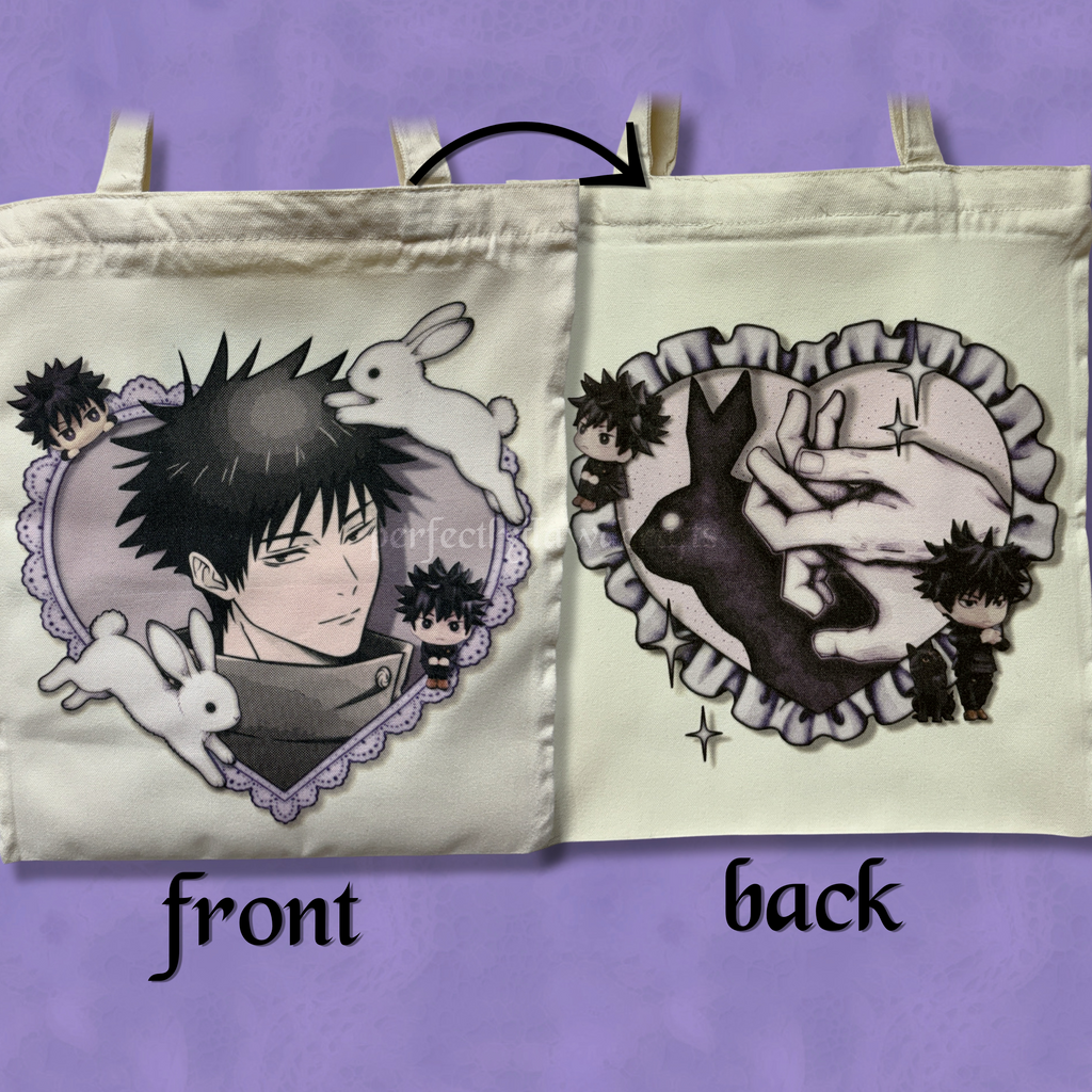 divine dogs sublimated tote bag