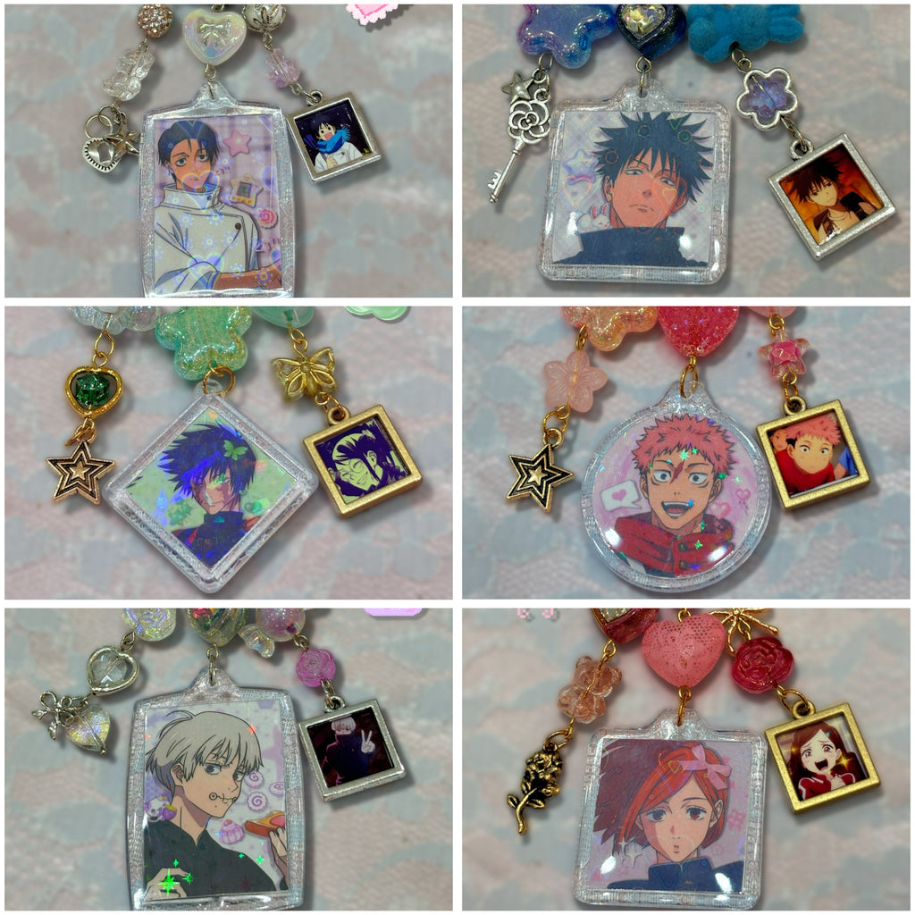 student sorcerer anime keychains