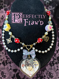 greatest detective gold photo charm necklace