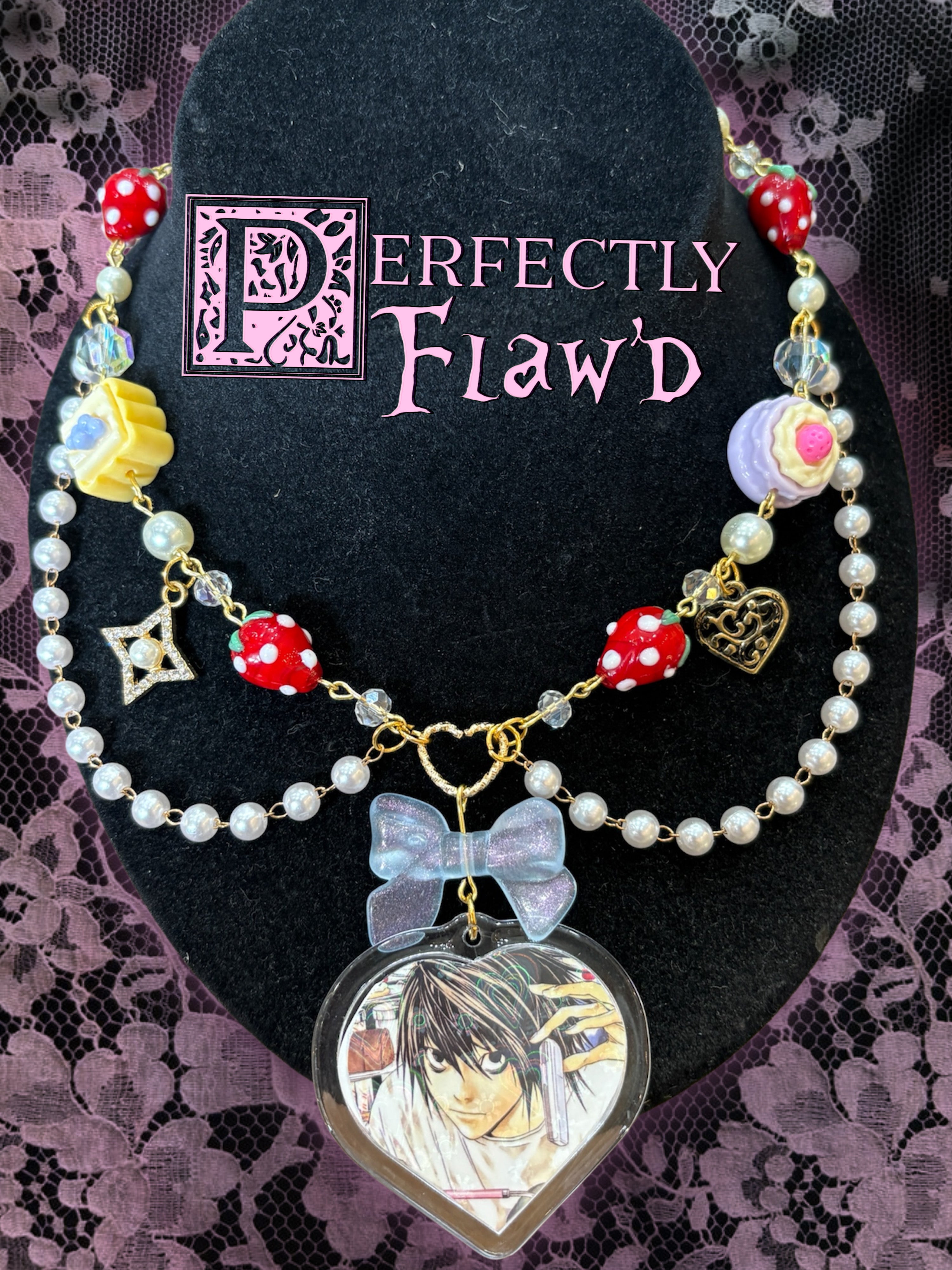 greatest detective gold photo charm necklace