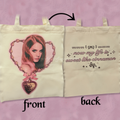sparkle jump rope queen sublimated tote bag