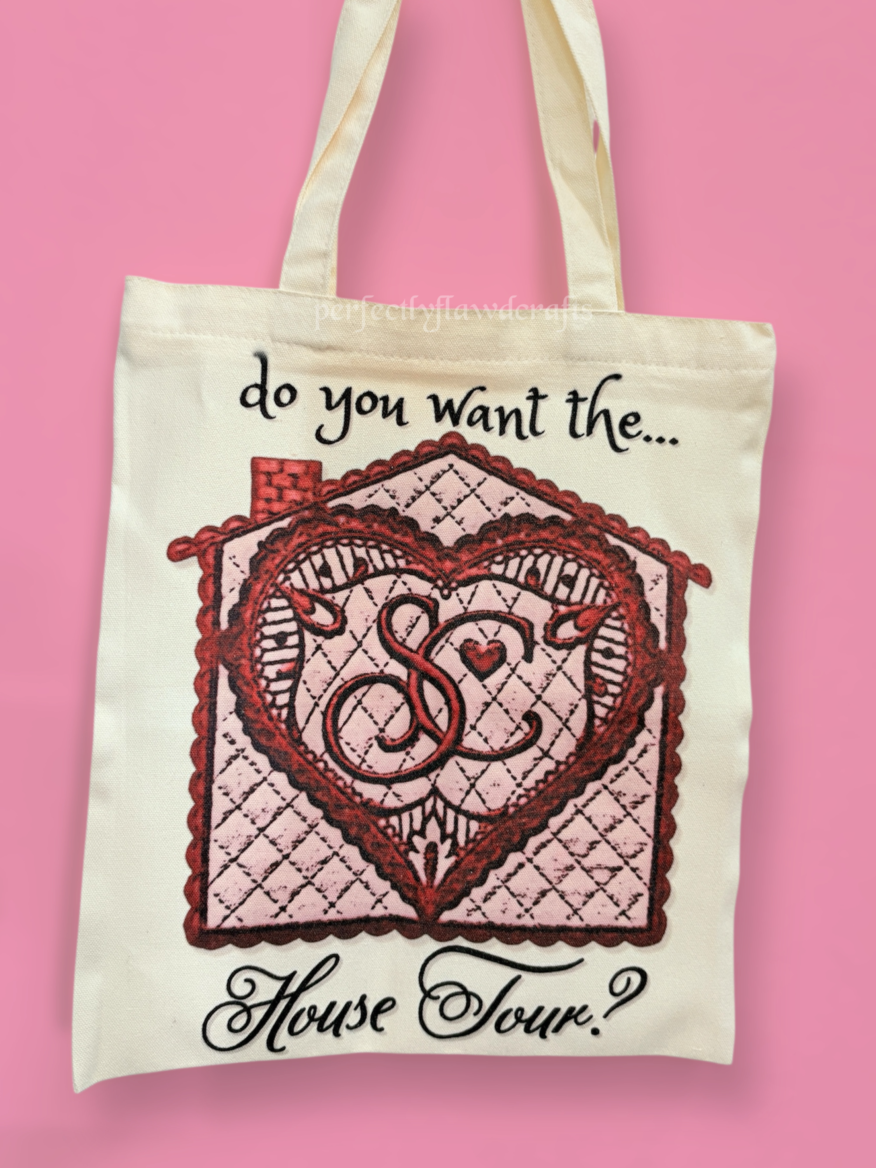 pretty girl avenue sublimated tote bag