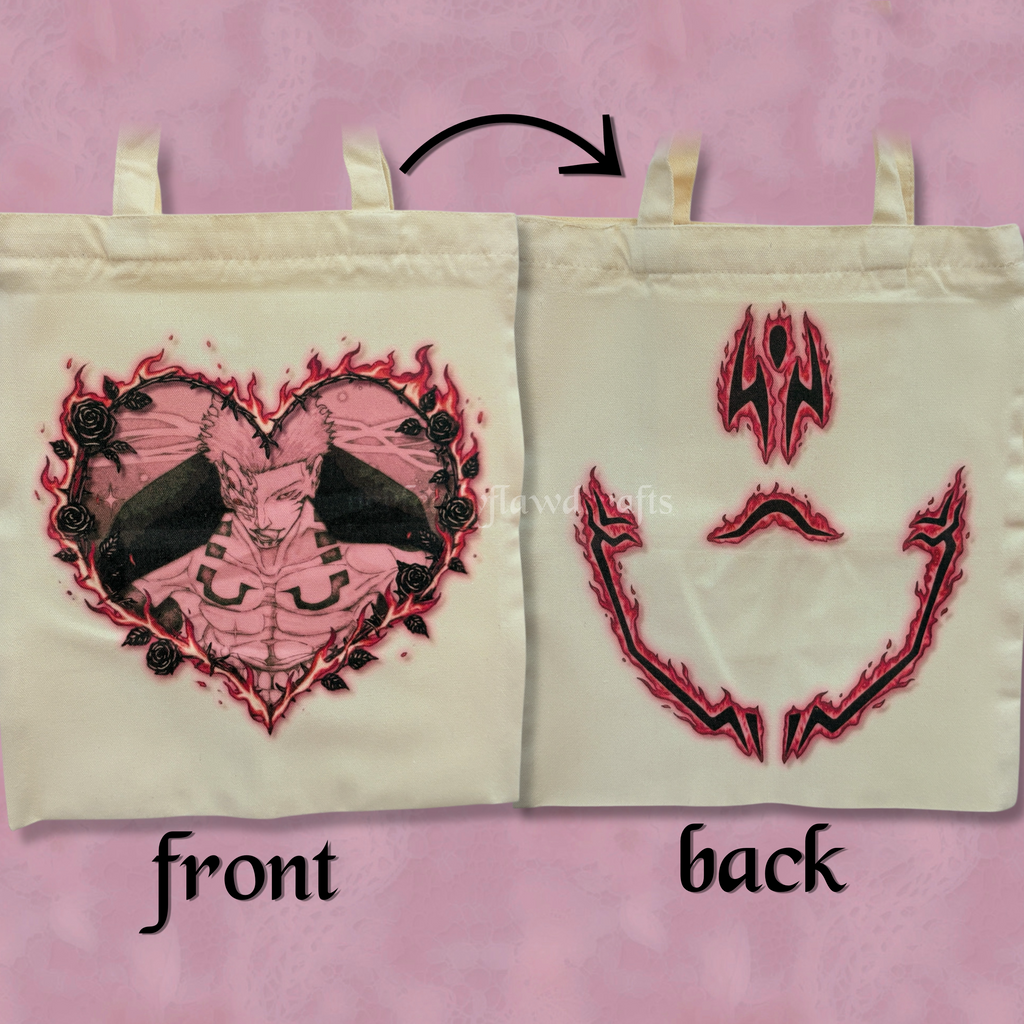 strongest sorcerer in history sublimated tote bag