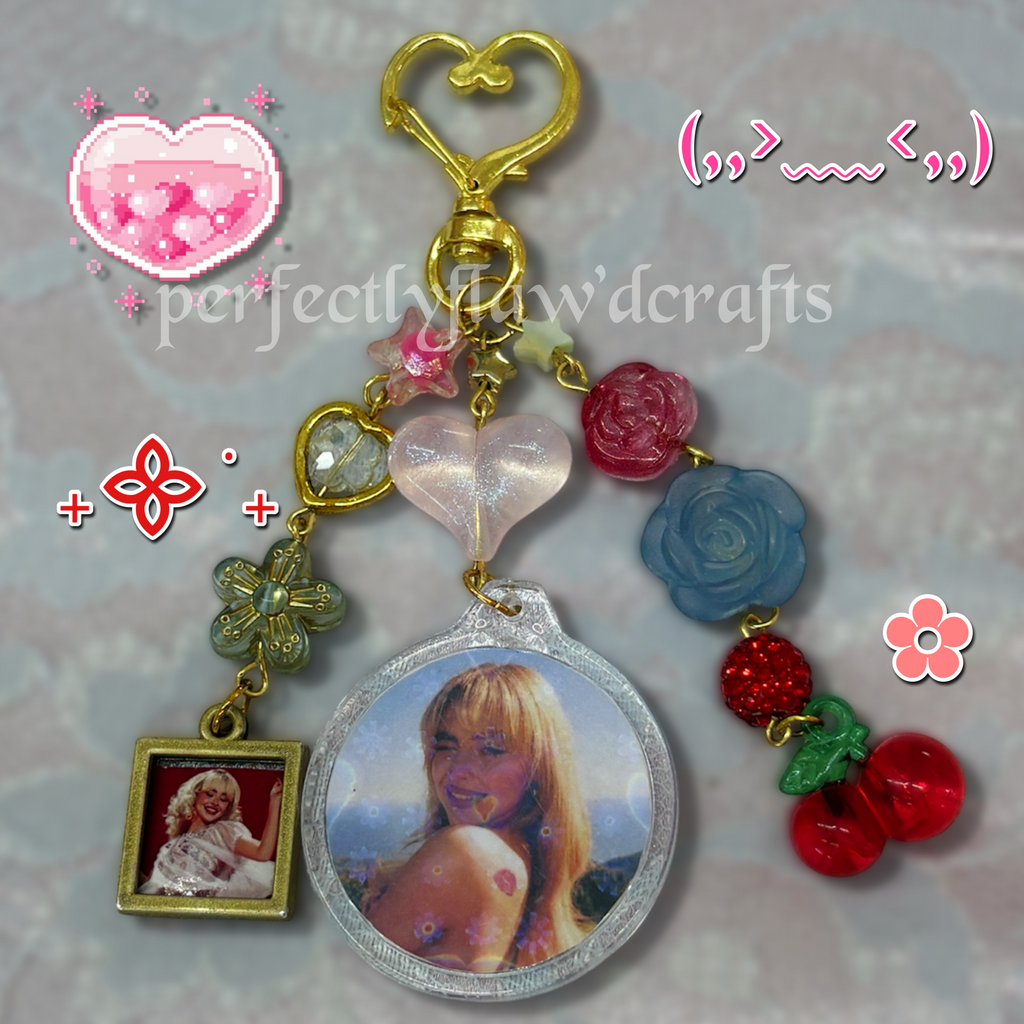 female singer keychains