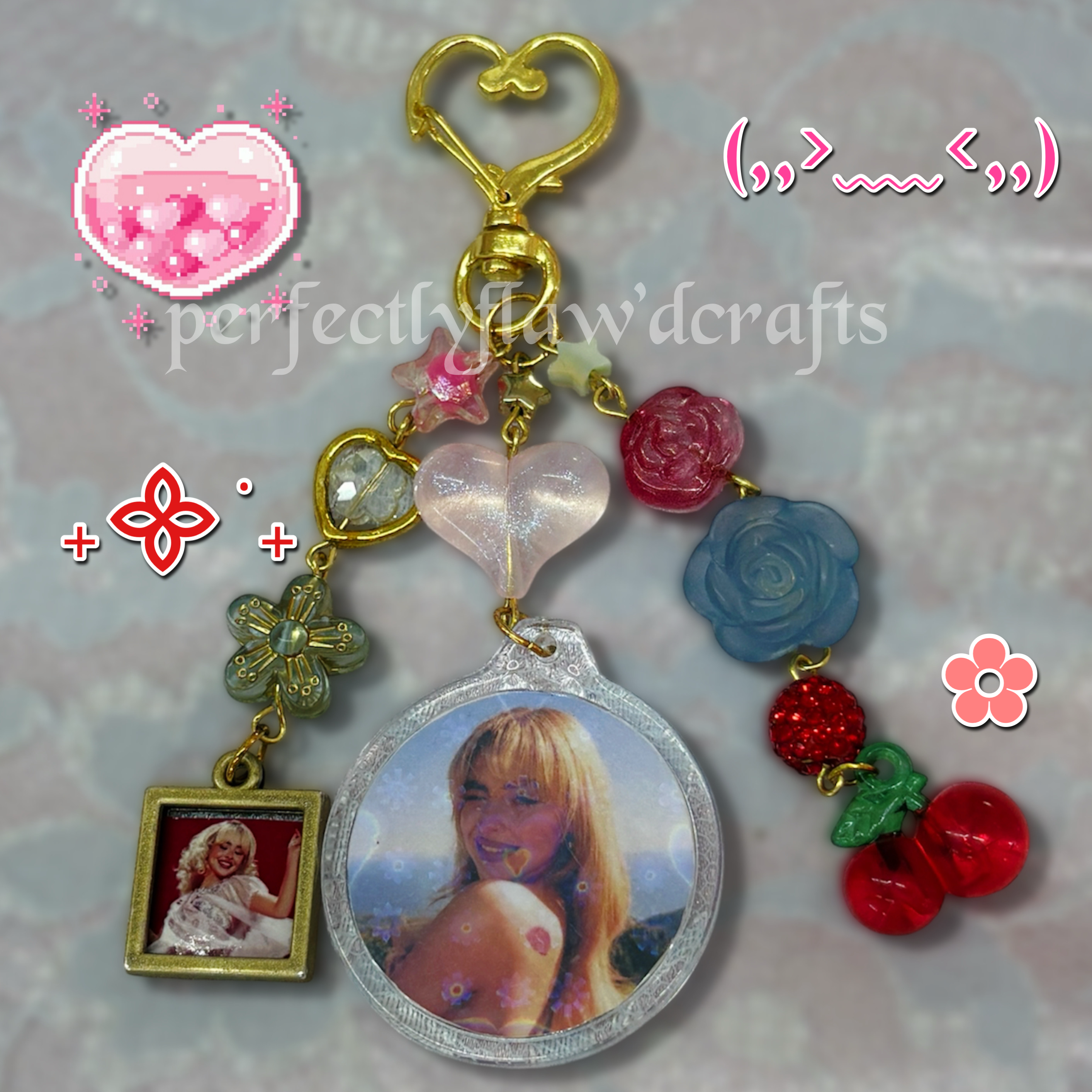 female singer keychains