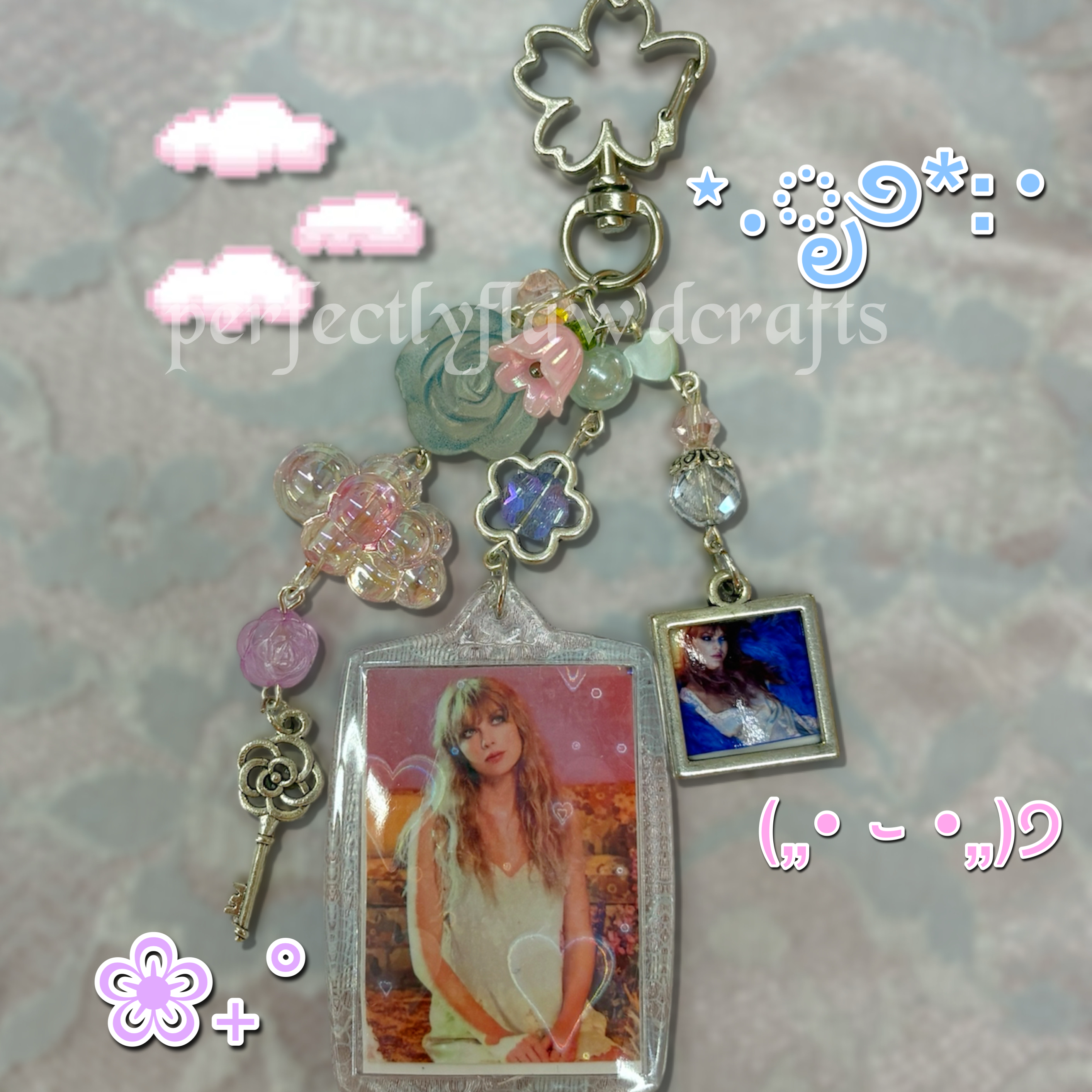 female singer keychains