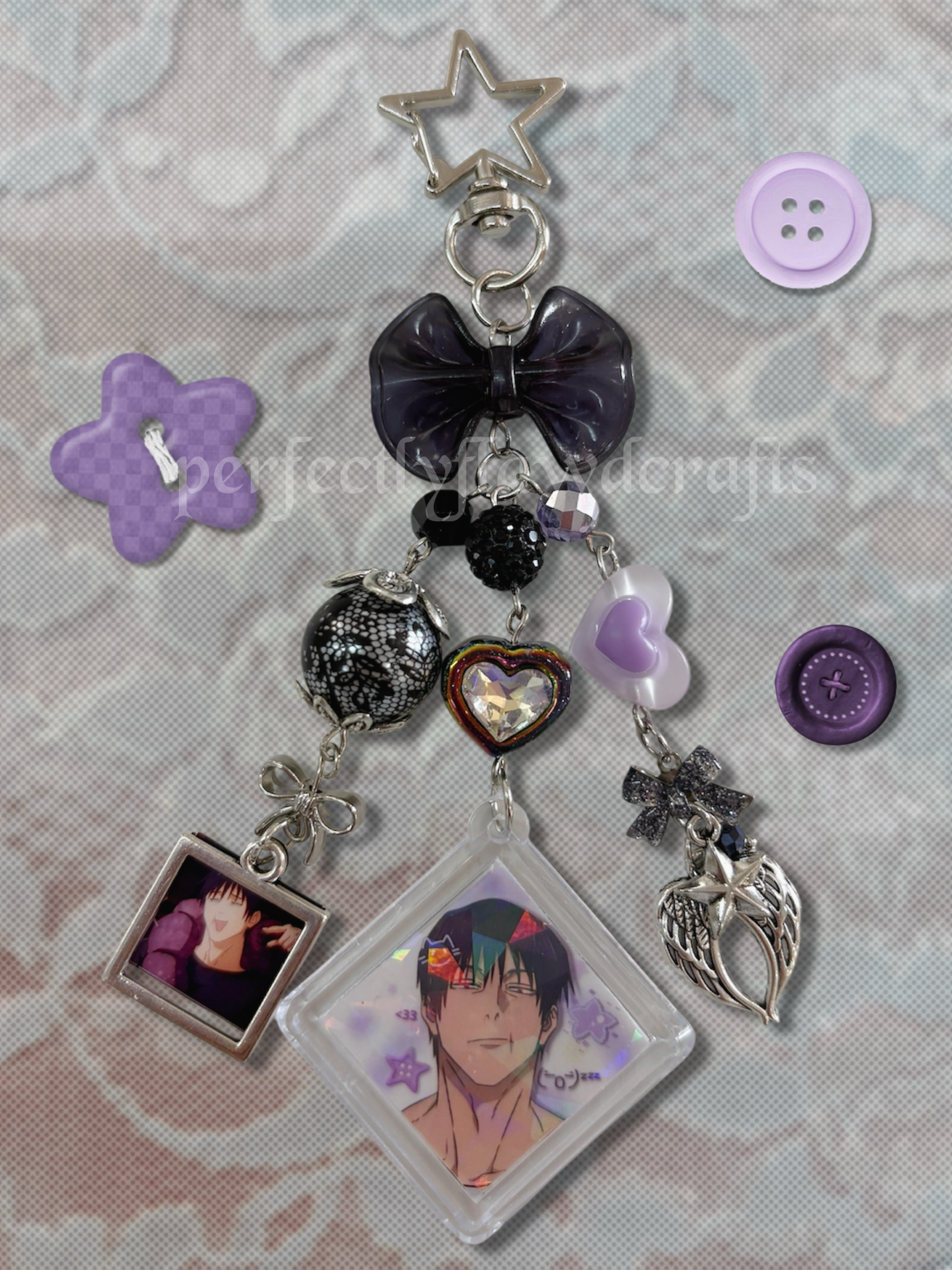 sorcerer anime keychains