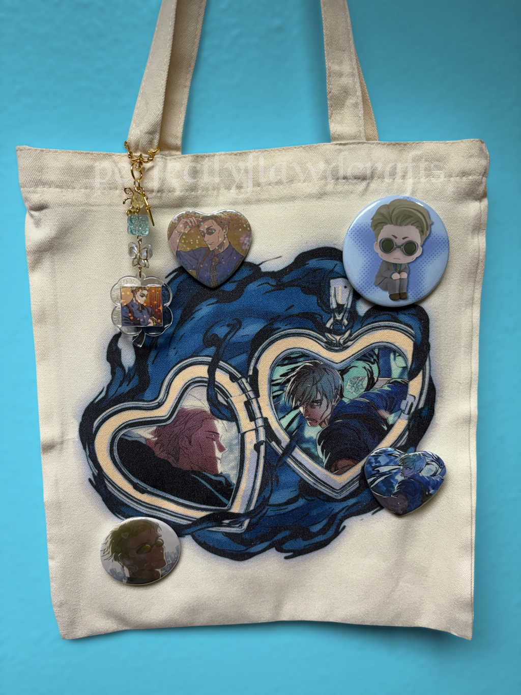 salaryman sorcerer sublimated tote bag