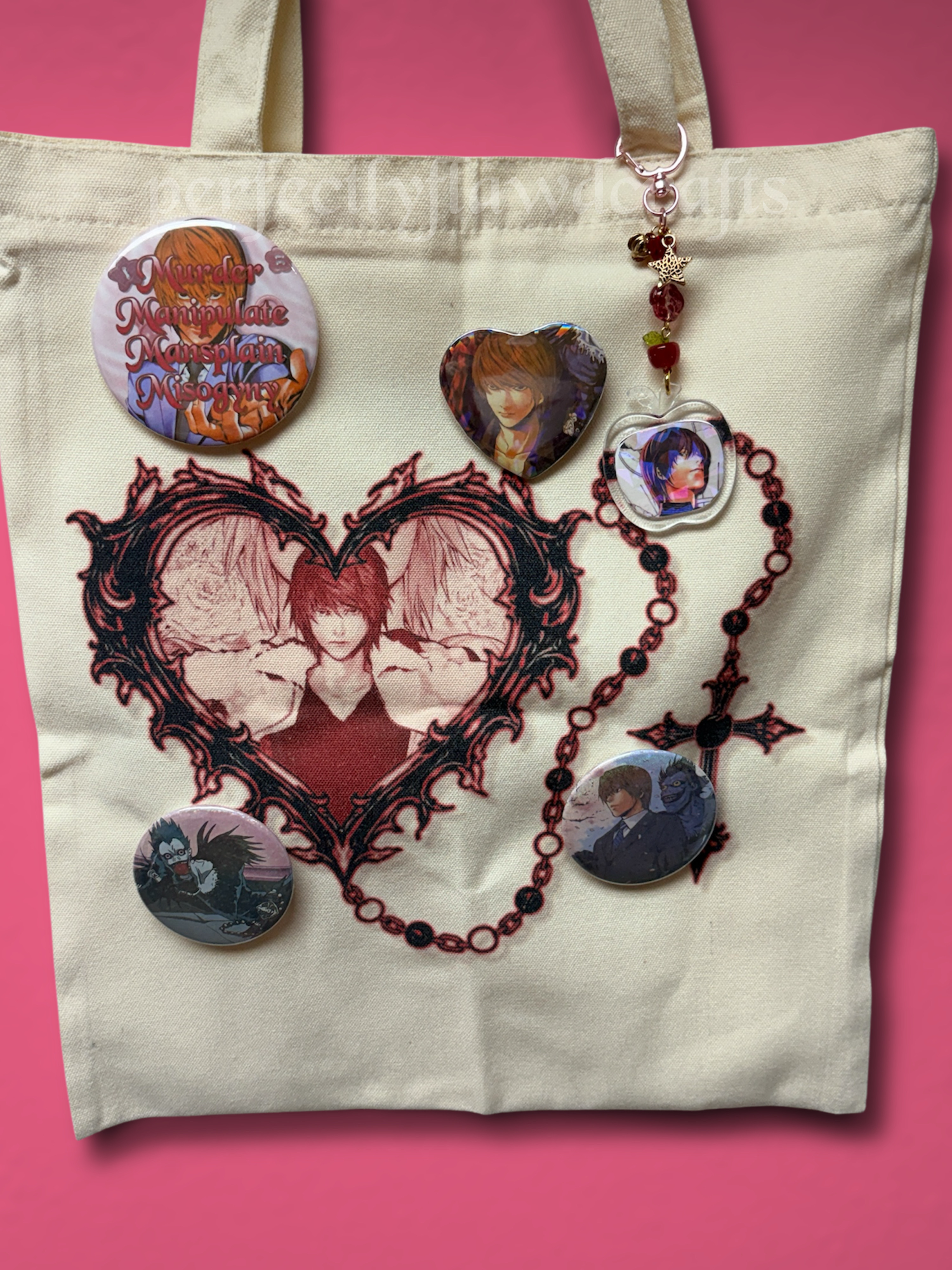 male manipulator sublimated tote bag