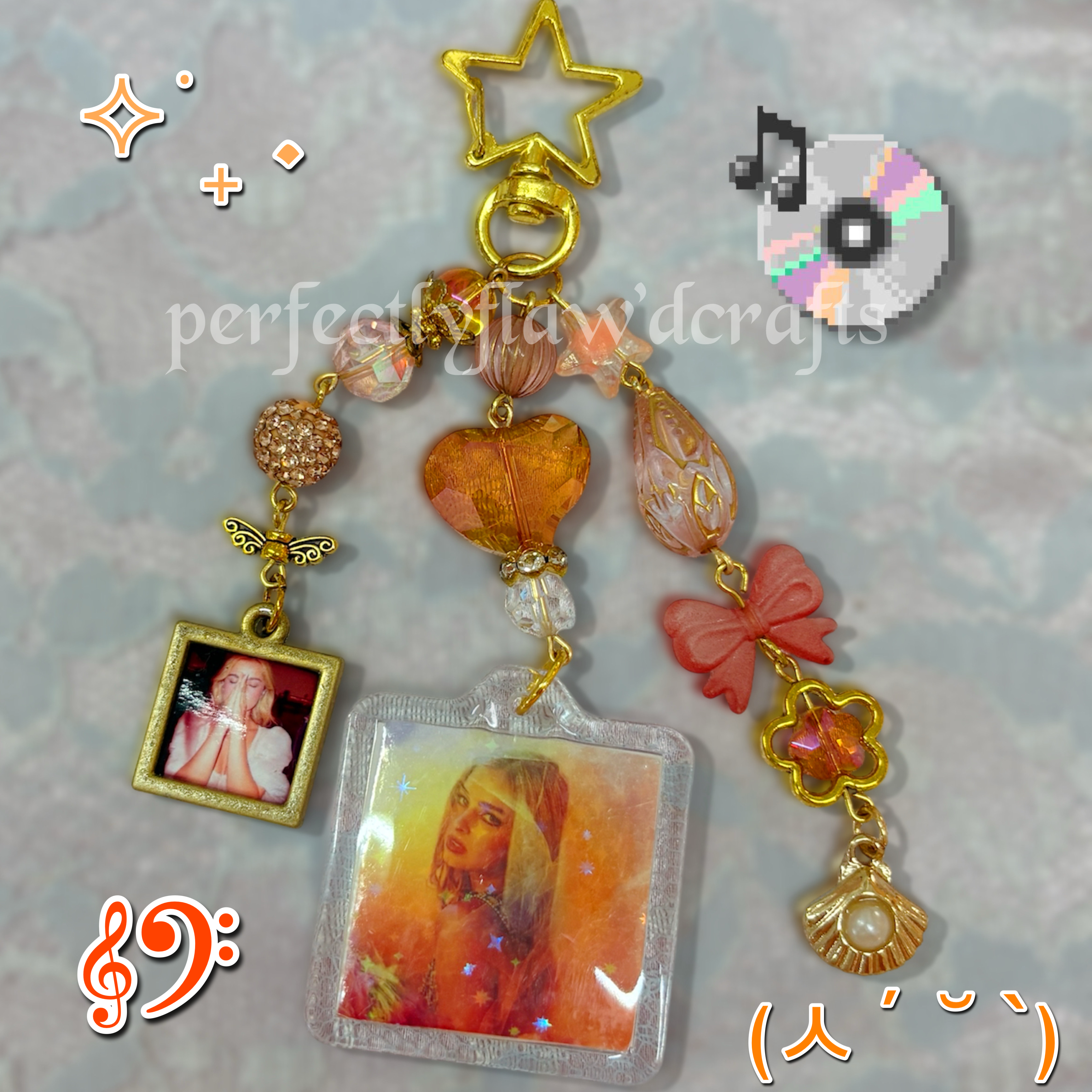 female singer keychains