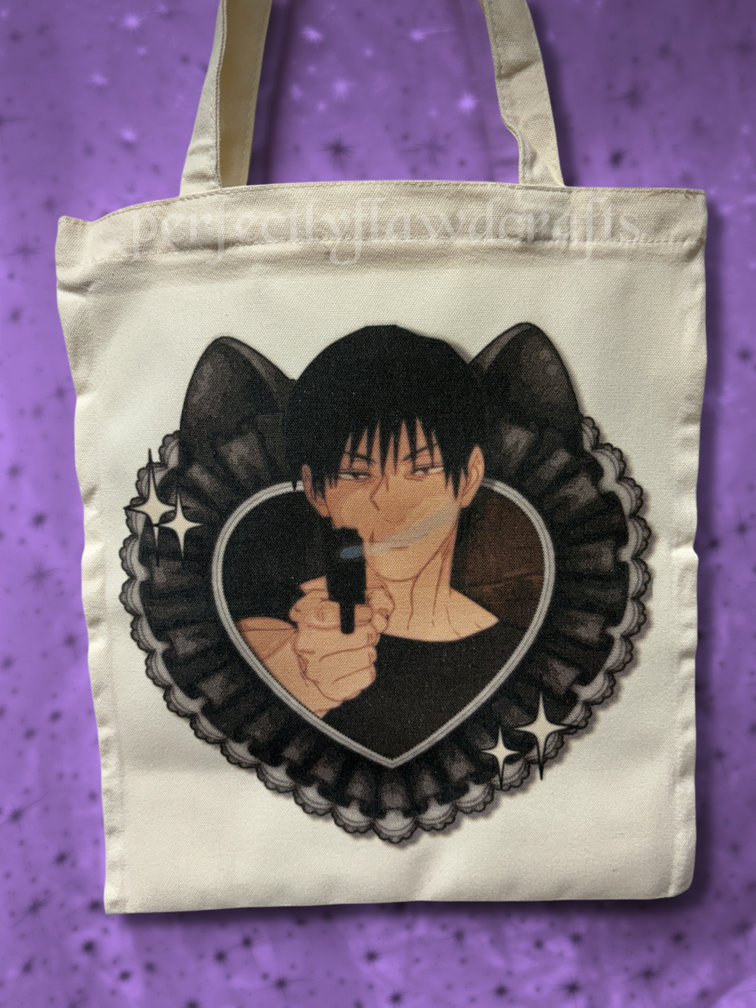 sorcerer killer sublimated tote bag