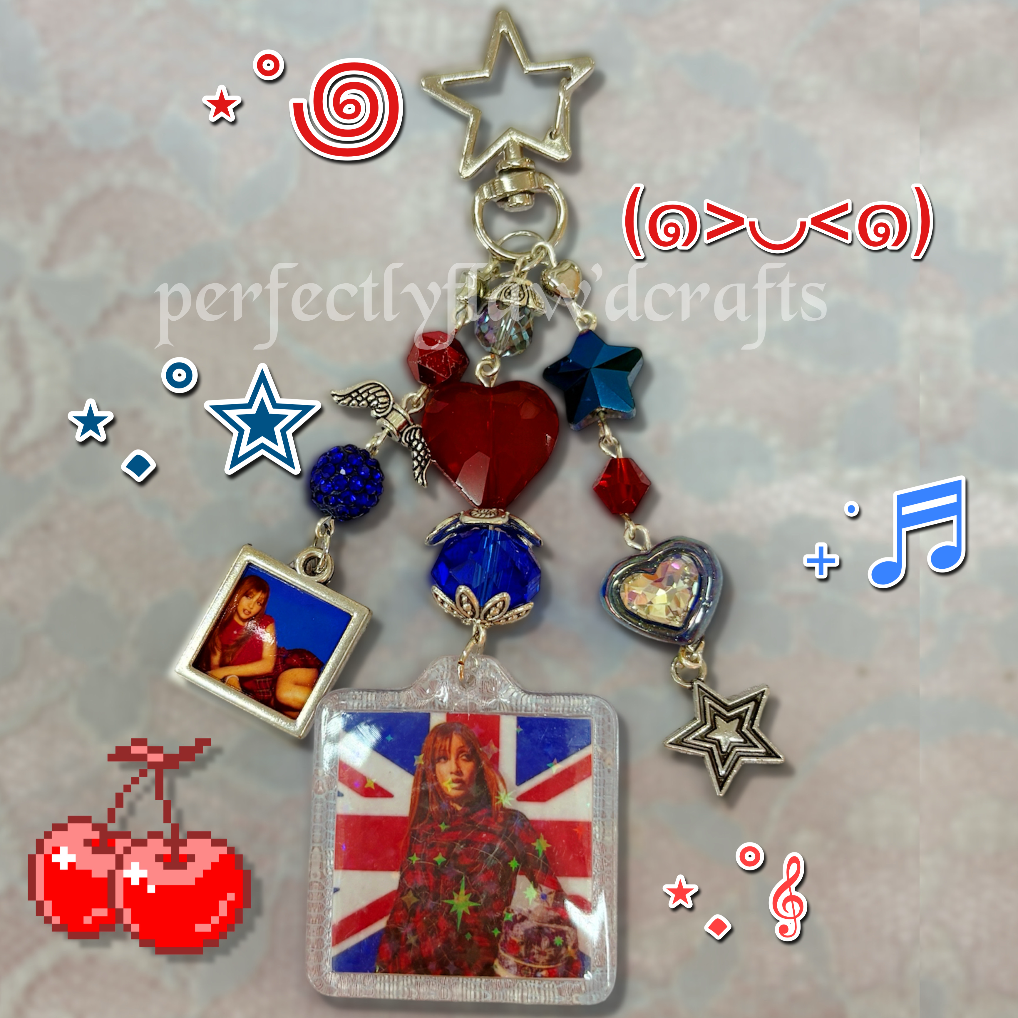 female singer keychains