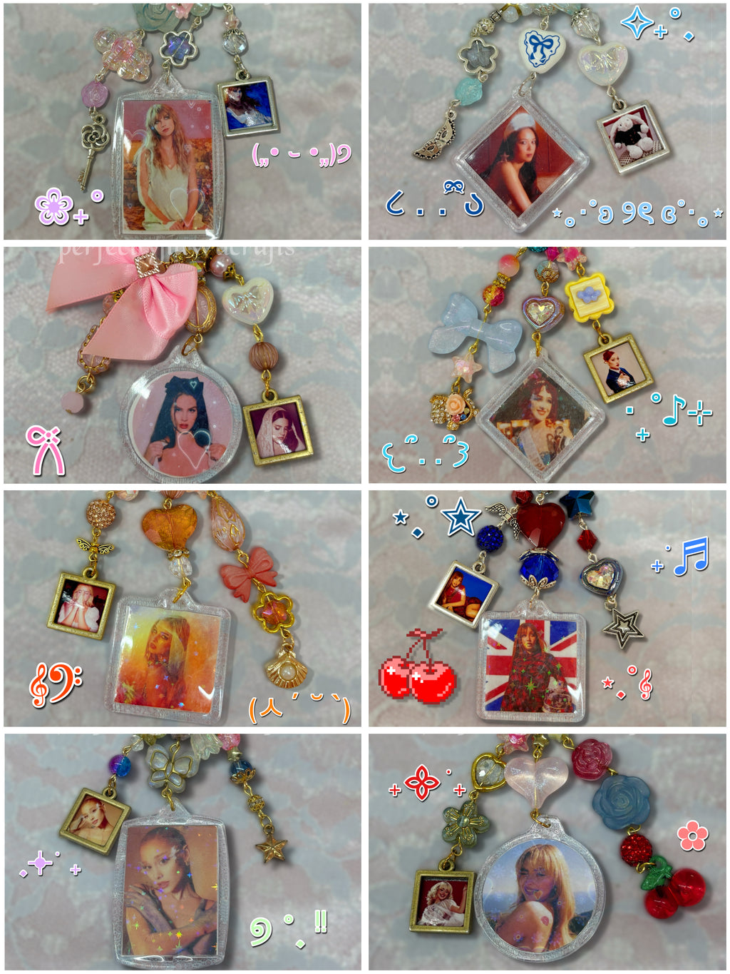 female singer keychains
