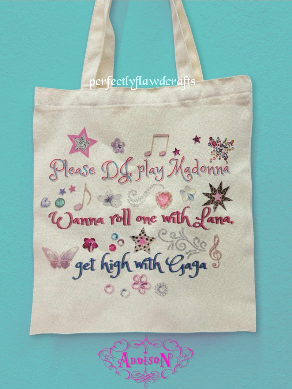 money is everything sublimated tote bag