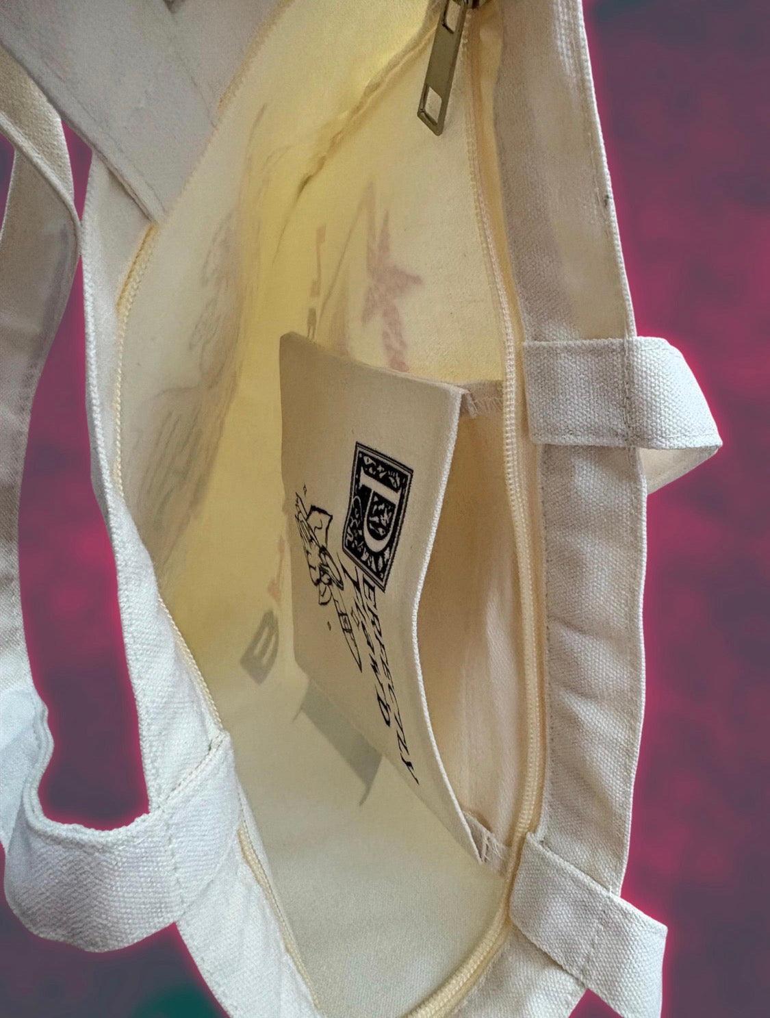 ballerina fairy hero sublimated tote bag