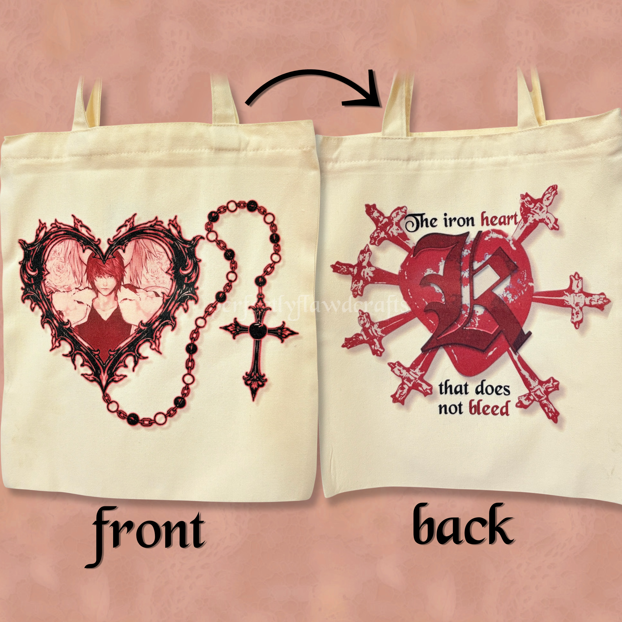 male manipulator sublimated tote bag