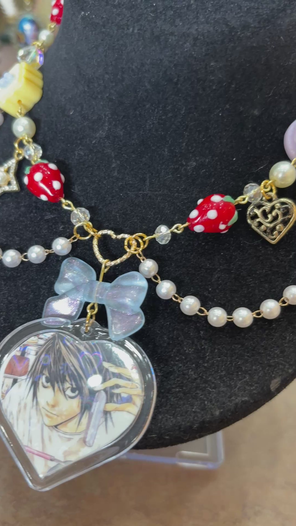 greatest detective gold photo charm necklace