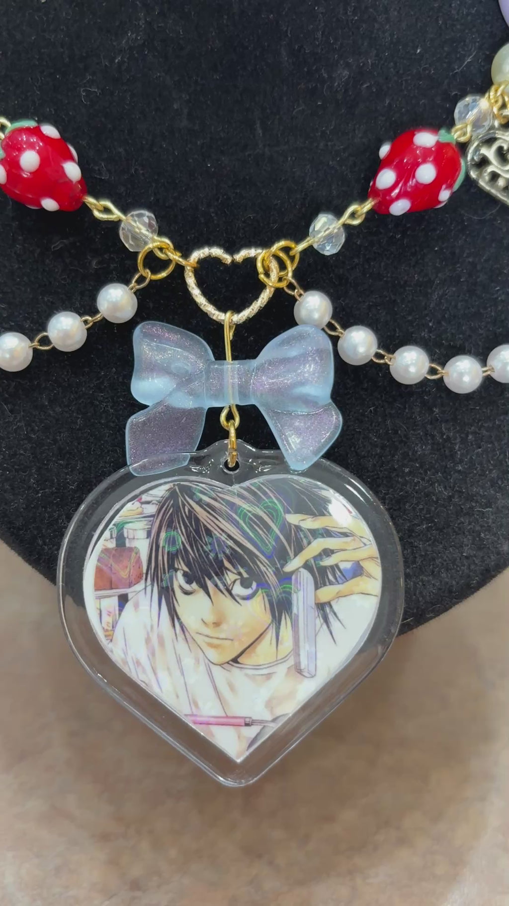greatest detective gold photo charm necklace